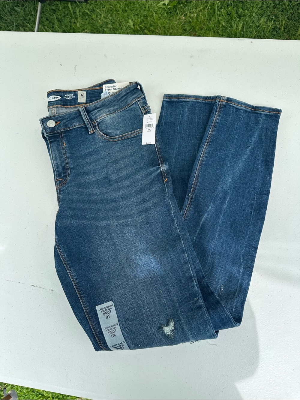 Old Navy Dark Blue Skinny/Straight Jeans